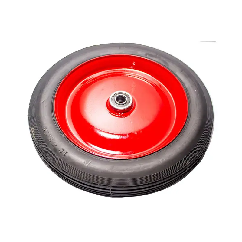 10-Inch x 1.75-Inch Heavy-Duty Red Wheel