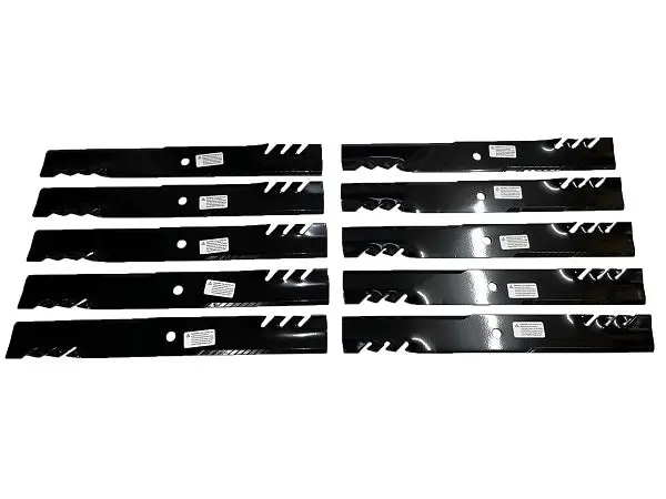 10-Pack Gator-Style Cutting Blades — 20.5-Inch Front-Mount Flat-Cut
