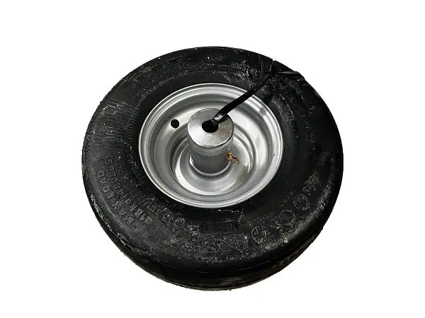 13×6.50-6 Silver Rim Lawn Tractor Tire and Wheel Combo (Part #607317)
