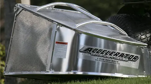 3.3-Bushel Aluminum Side Bagger (Accelerator) for Dixie Chopper Zee 2 & Zee 2 HP – 903031