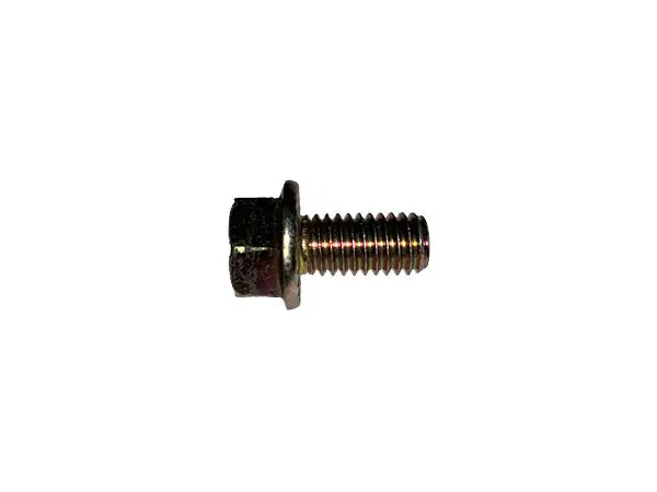 .375-16 x 0.75 in Hex Cap Screw, Grade 5, Zinc Yellow Finish