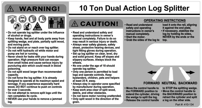 (410-134) Hazard Awareness Decal