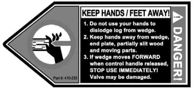 (410-233) Hand and Foot Safety Decal