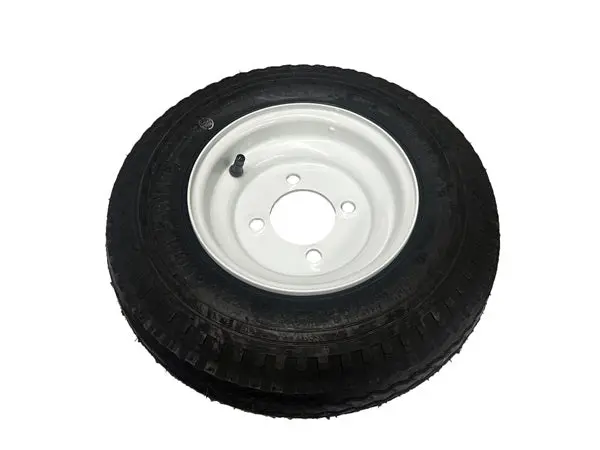 480×8 Heavy-Duty Lawn Mower Tire with 4-Hole Mounting
