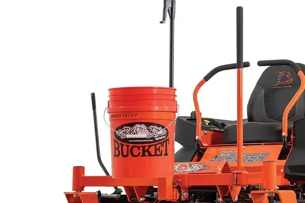 Bad Boy Front-Mount Bucket and Tongs Kit – Requires 1-Inch Receiver Hitch
