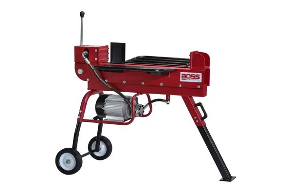 Boss Industrial ED10T20: 10-Ton Dual-Action Electric Log Splitter