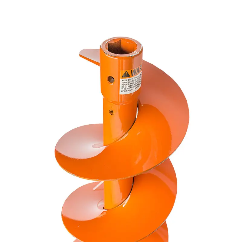 (BR10590) Brave Earth Auger Bit – 12″ Diameter × 36″ Length, 1-3/8″ Hex Shank