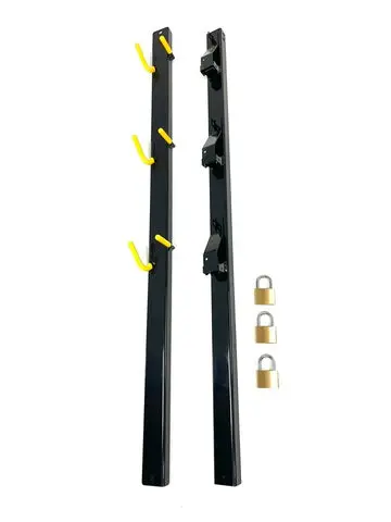 Bradley 3-Position Trimmer Storage Rack with Keyed-Alike Lock Set (TG2000)