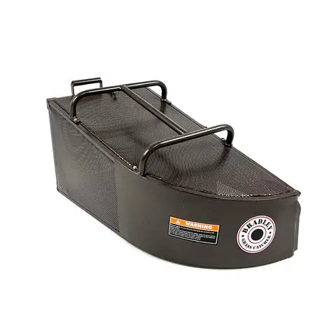 Bradley High-Capacity Steel Grass Catcher — 3.90 Cu. Ft., Universal Fit for Bradley Stand-On Mowers (GC2400)