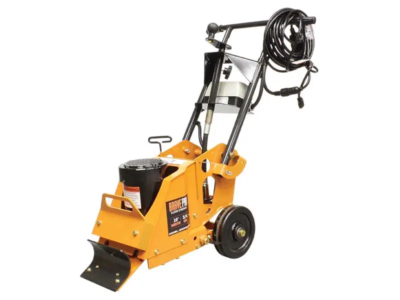 BravePro Electric Floor Stripping Machine – 10.8-Inch Drum (BRPFS108E)