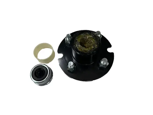 Cast Iron Hub-and-Tire Assembly – Bolt-On Design, Left-Hand Thread (BR008317)
