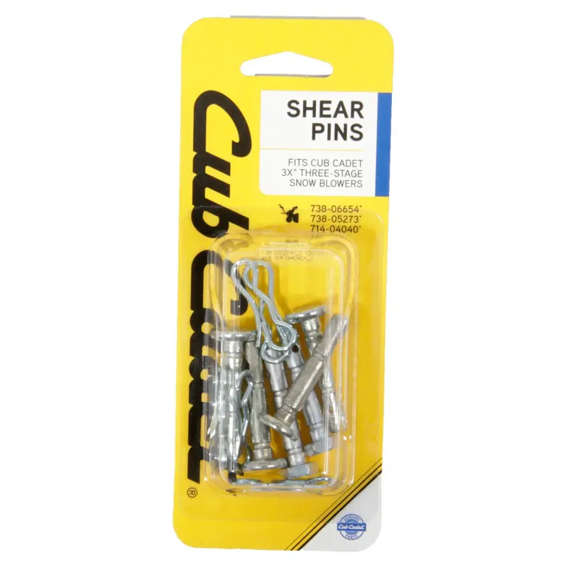 Cub Cadet Heavy-Duty 3X Shear Pins – OEM #490-241-C062