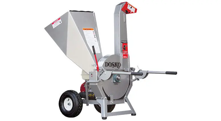 Dosko 4-Inch Brush Chipper Powered by Honda GX390 Engine (13-21T-13H)