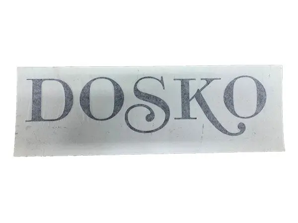 DOSKO Brand Black-and-Red Warning Decal Kit (Parts #783543)