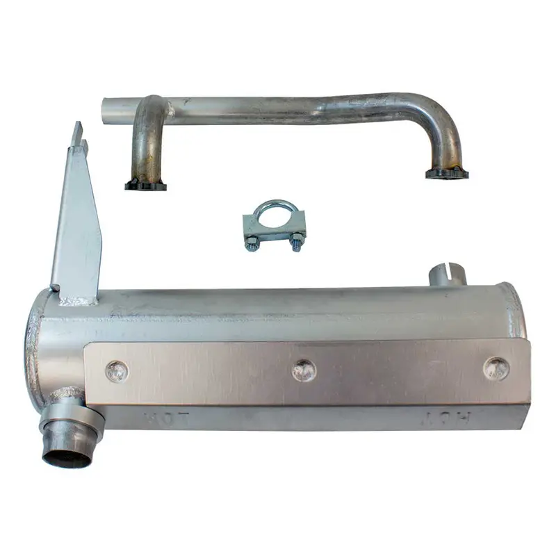 GX800 Muffler Kit – Silver Left-Hand Starter Side Exhaust Assembly