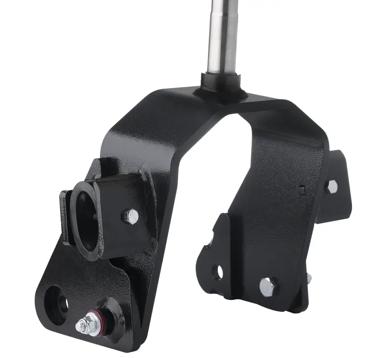 Heavy-Duty Suspension Fork Assembly with Large Rubber Bushings
