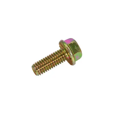 Heavy Hex Flange Cap Screw, 3/8″-16 x 1″ Long, Grade 5, Zinc Yellow