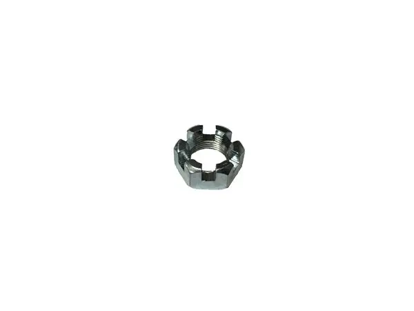Hex Slotted Nut – M20×1.5 Locking Fastener with Slot for Cotter Pin