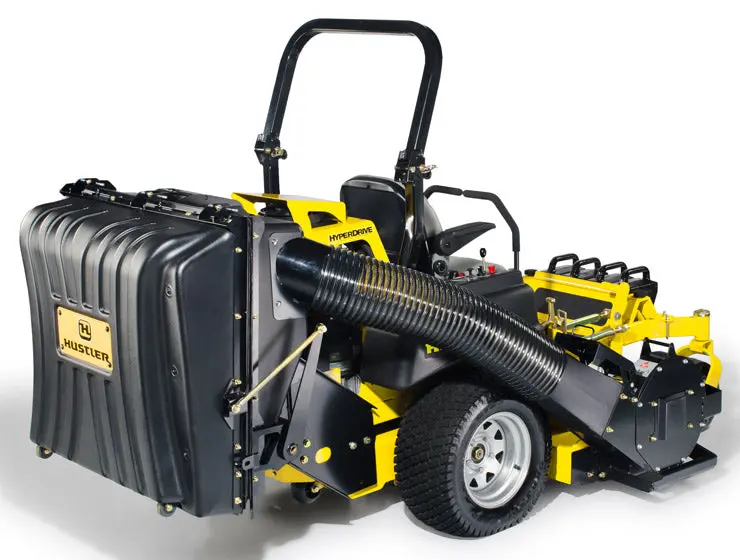 Hustler Dump-From-Seat Grass Catcher – Powered Bac-Vac for X-One, X-Ride, Super Z & Hyperdrive Mowers (944439)