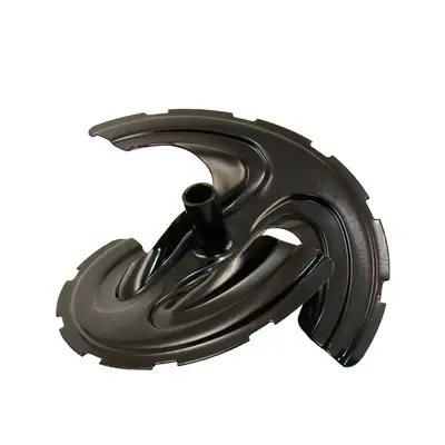Left-Hand Spiral Assembly – Powder-Coated Black (Model 684-04107A)