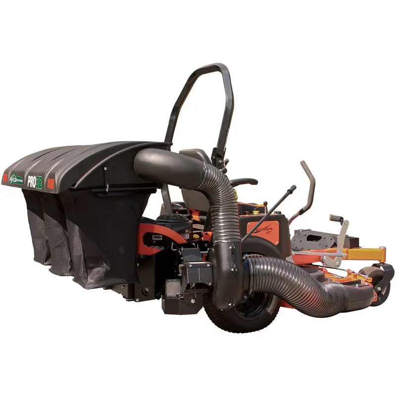 PECO John Deere Pro 3B Professional Lawn Bagger – 12-Bushel Powered Collection System with 6.5HP Vanguard Motor (Model 06131510)