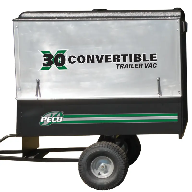 PECO X30 30 cu ft E-Drive Trailer Lawn Vacuum – Includes Batteries & Charger (7930EB)