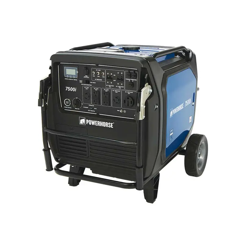 Powerhorse 7500W Inverter Generator – Electric Start, Quiet Operation (74006)