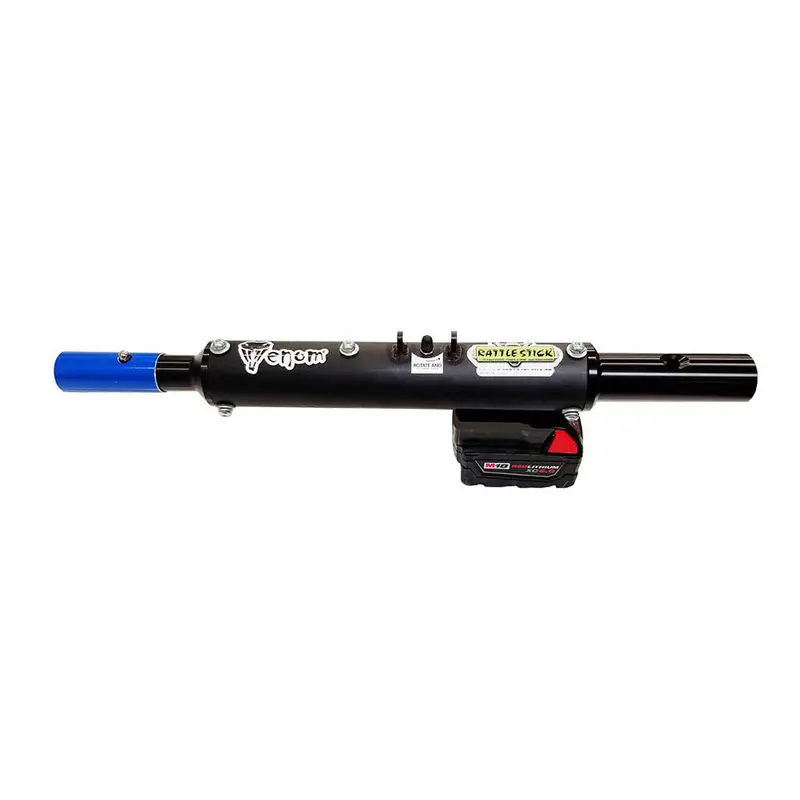 Rattle Stick Stainless Steel Milwaukee-Compatible Mount (RS-EXMW-SS-BLK)