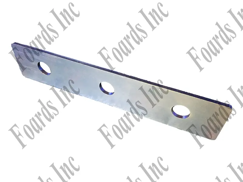 Slide Guide Spacer: 7.5″ x 1.5″ x 1/8″, 5/8″ Holes, 2.5″ Center Spacing