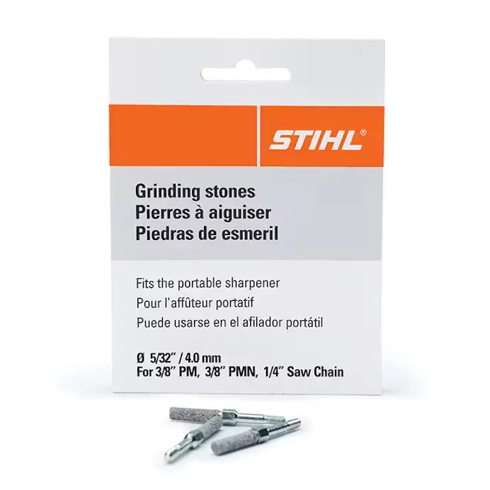 STIHL 7/32″ Grinding Stone – 3-Piece Kit for Aggressive Depth Gauge Correction (Part #0000 882 4103)