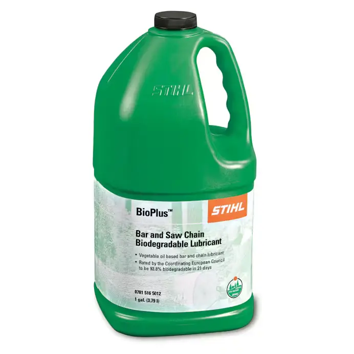 STIHL BioPlus Bar and Chain Oil – 1-Gallon Bottles, 4 per Case (Part #70108710213)