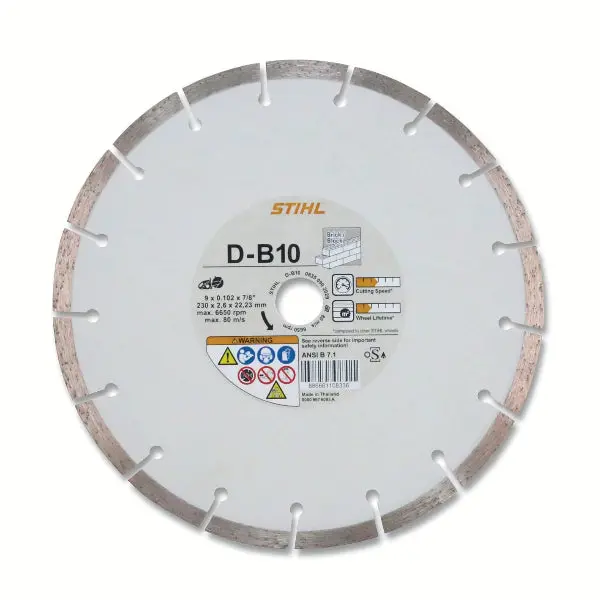 STIHL D-B10 Concrete Diamond Wheel — 16-Inch Cutting Blade (0835 090 8053)