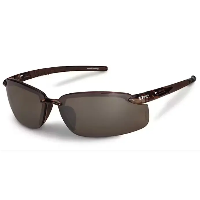 STIHL Deputy Safety Glasses: Brown Mirror Lens & Brown Frame – 7010 884 0377