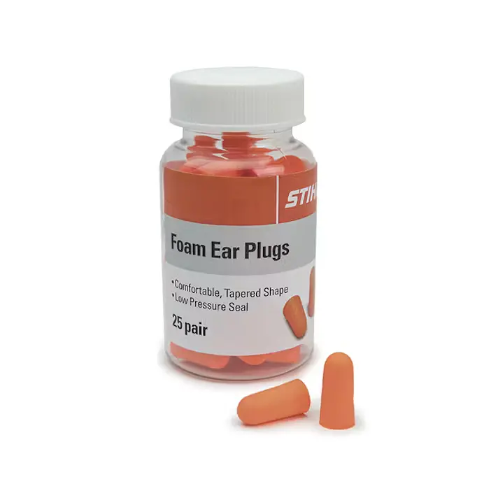STIHL Disposable Foam Ear Plugs – 25-Piece Value Pack (Model 7010 884 0405)