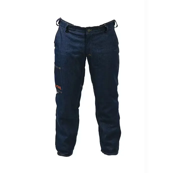STIHL FUNCTION Denim Protective Pants – Large, 38–40″ Waist × 32″ Inseam (Model 7010 888 6109)