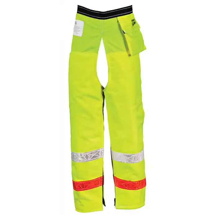 STIHL Pro Mark™ Hi-Visibility Zip Chaps – 32″ Length, 9-Layer Protection