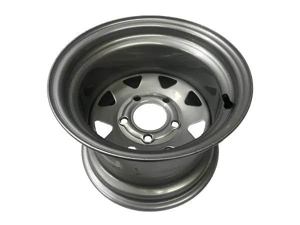 Tire: 12×8.50-5, 5-Lug × 4.5″ Bolt Pattern, Silver Rim (606819)