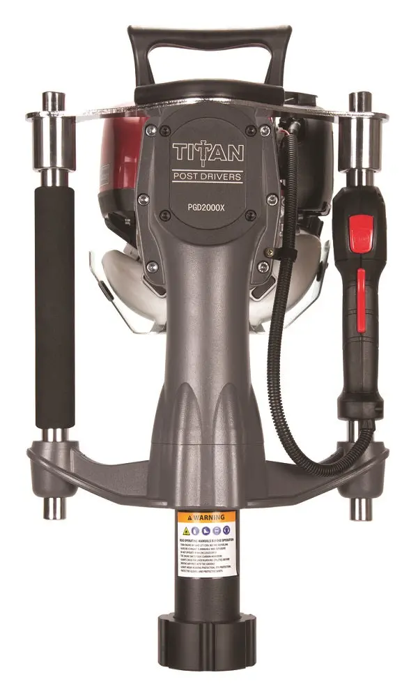 Titan PGD2000X 2-Inch Barrel Contractor Post Driver with Honda GX35 Engine