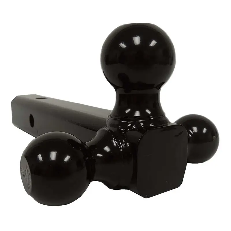 Ultra-Tow 2″ Tri-Ball Hollow Tube Mount – Class IV, Matte Black Finish