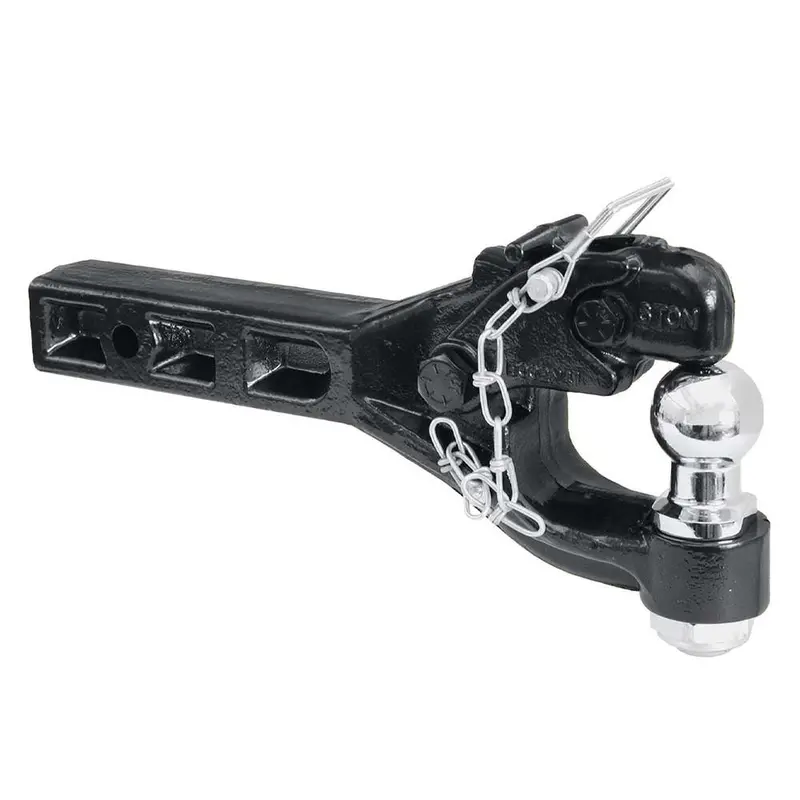 Ultra-Tow 6-Ton Dual-Purpose Pintle Hitch – Fits 2-Inch Receiver Mounts