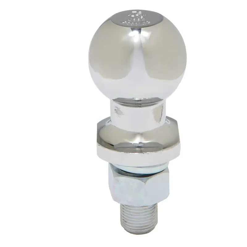 Ultra-Tow Chrome 1-7/8″ Hitch Ball – 3/4″ Shank Diameter, 1-3/4″ Shank Length, 2000 lb Load Limit