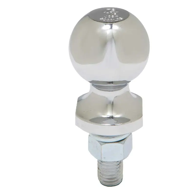 Ultra-Tow Chrome 1-7/8″ Hitch Ball – 5/8″ Shank, 1-3/4″ Length, 2000 lb Rating