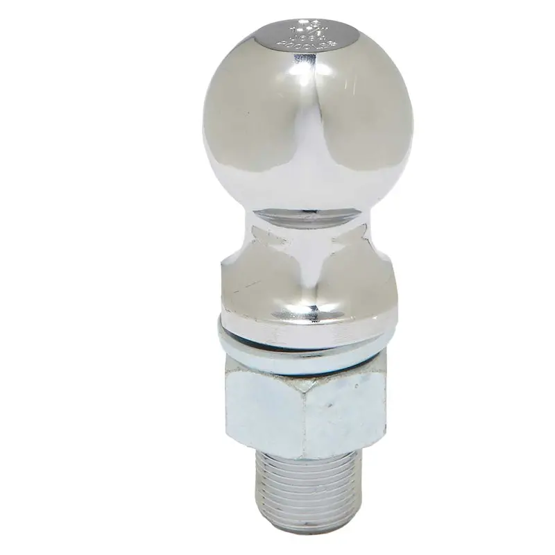 Ultra-Tow Chrome 1-7/8″ Trailer Hitch Ball – 1″ Shank, 2-1/8″ Length, 2000 lb Capacity