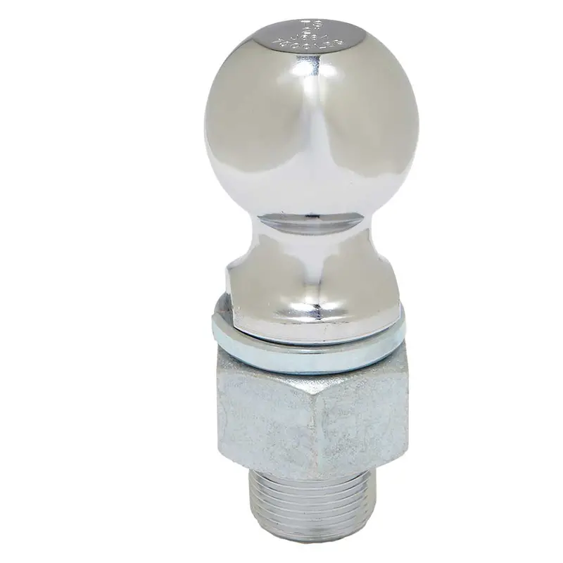 Ultra-Tow Chrome 2″ Hitch Ball – 1-1/4″ Shank, 2-1/4″ Length, 7500 lb Towing Capacity