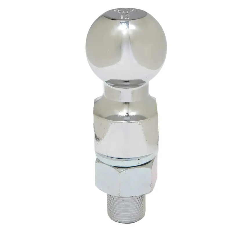 Ultra-Tow Chrome 2″ Hitch Ball with 1″ Rise – 1″ Shank, 2-1/8″ Length, 5000 lb Capacity
