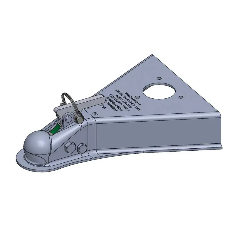 Ultra-Tow XTP Auto-Locking A-Frame Trailer Coupler – 5000 lb Capacity, Fits 2-Inch Ball (Model 54547.ULT)