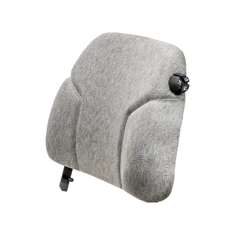 Uni Pro Gray Fabric Backrest Cushion with Frame for Case IH Maxxum, Magnum, and Steiger Tractors (8285.KMM)