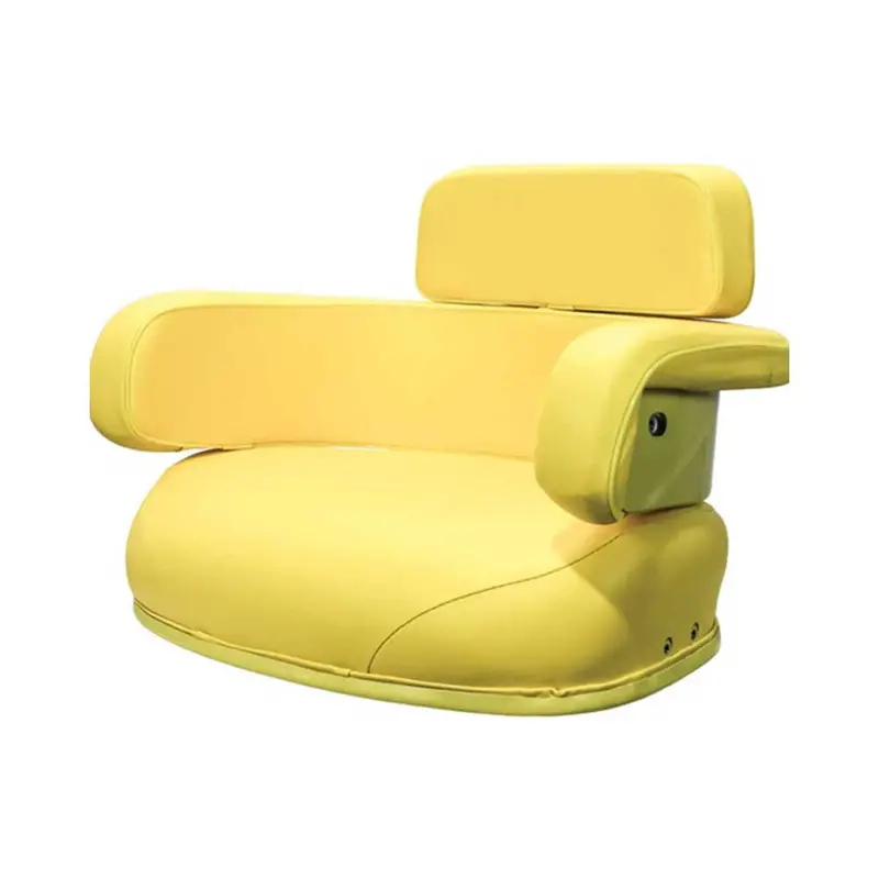 Uni Pro KM-4010 John Deere Economy 3-Piece Seat Cushion Kit in Yellow Vinyl (8091.KMM)