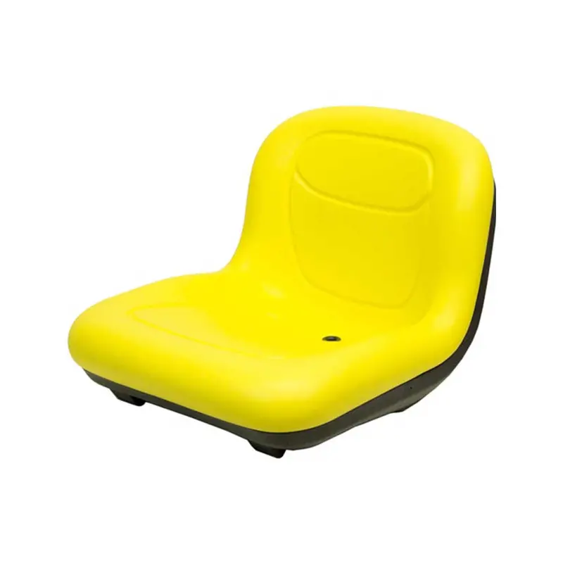 Uni Pro KM132 Hinged Bucket Seat for John Deere Lawn Mowers – Yellow Vinyl (Model 8280.KMM)