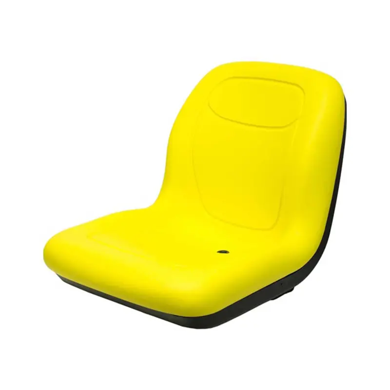 Uni Pro KM133 Hinged Bucket Seat for John Deere Mowers & Utility Tractors – Yellow Vinyl (Model 8281.KMM)